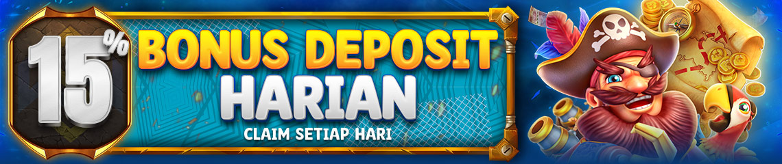 BONUS HARIAN SLOT 15%